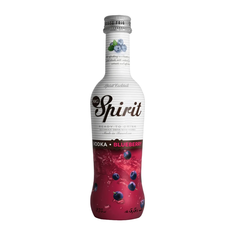 Drink Spirit Vodka Blueberry Garrafa 275Ml