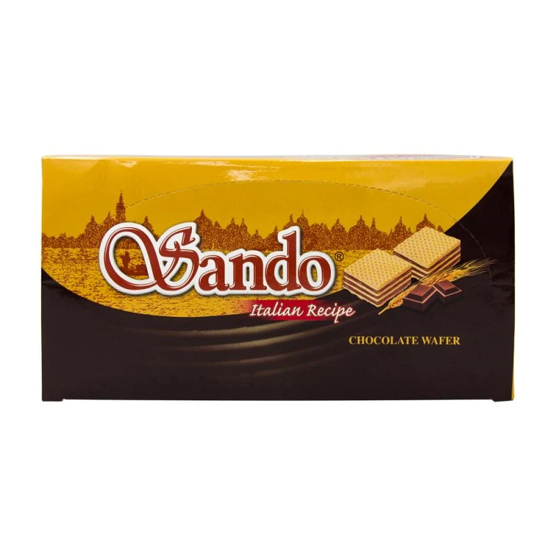 Biscoito Wafer Sando Chocolate Caixa 24X32G