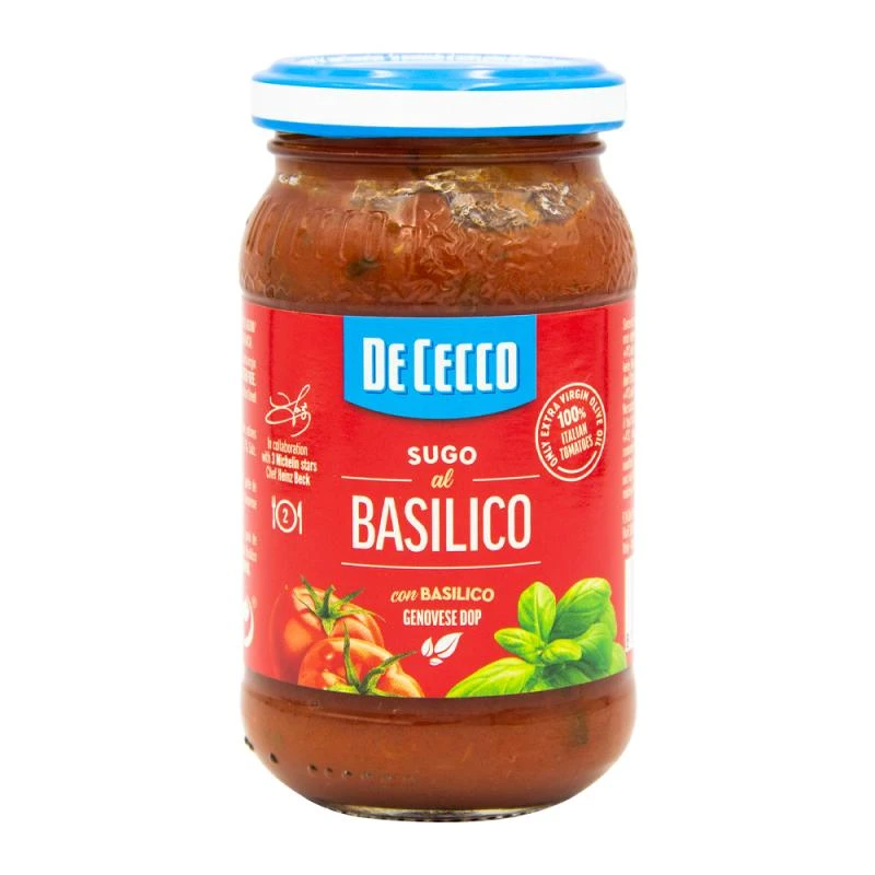 Molho de Tomate Com Manjericão de Cecco 200G