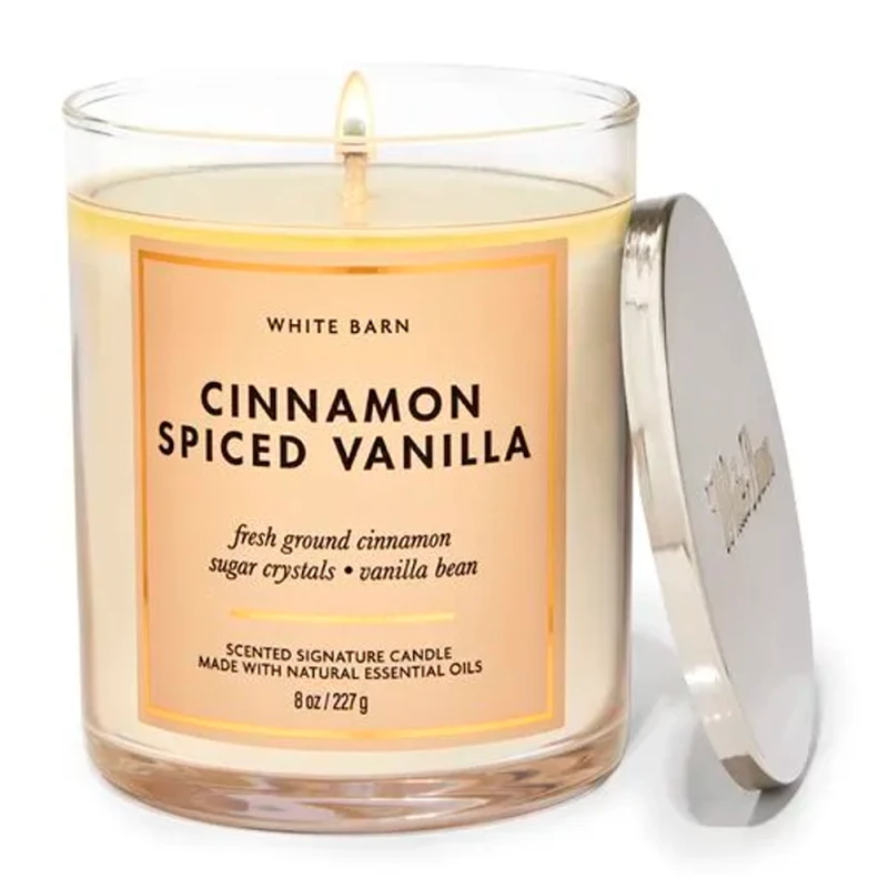 Vela Aromática Bath & Body Works Cinnamon Vanilla 227G