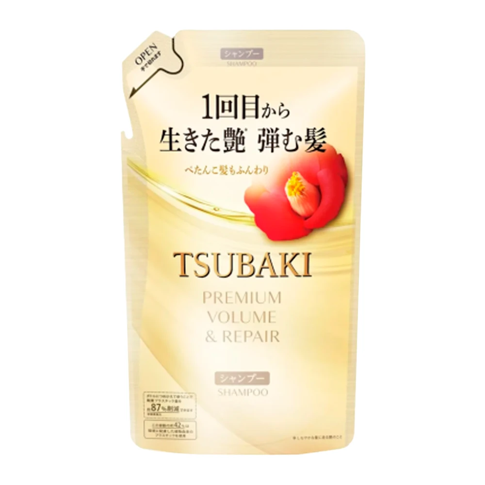 Shampoo Tsubaki Volumen Repair Refil 300Ml
