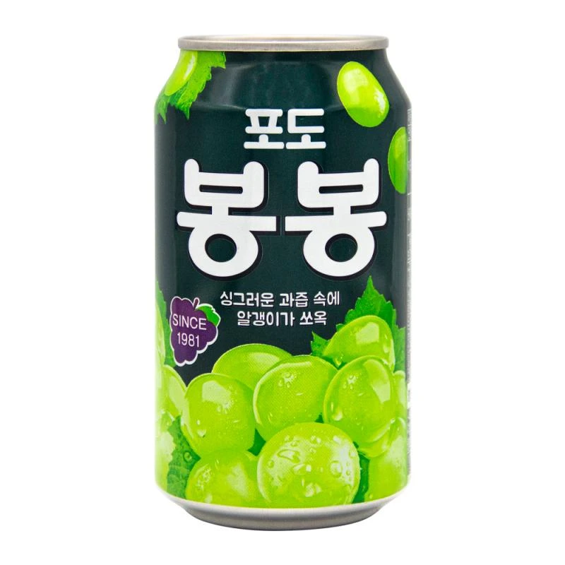 Suco de Uva Com Pedaços Bonbon Haitai 340Ml