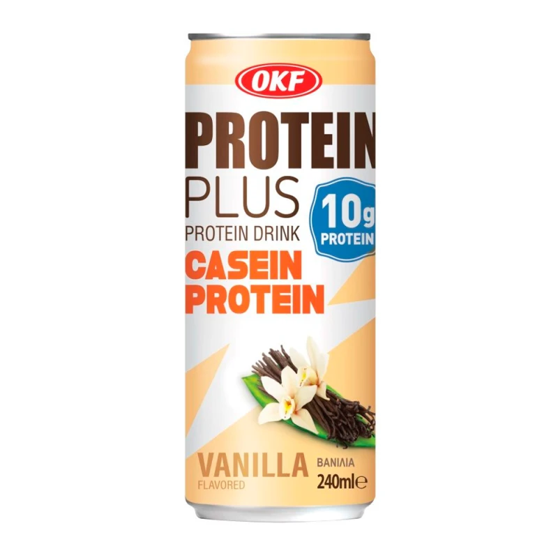 Shake de Proteína Plus Okf Baunilha Lata 240Ml