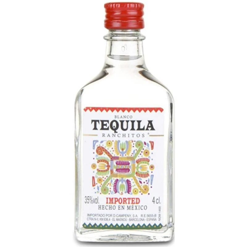 Tequila Branca Ranchitos Miniatura 40Ml