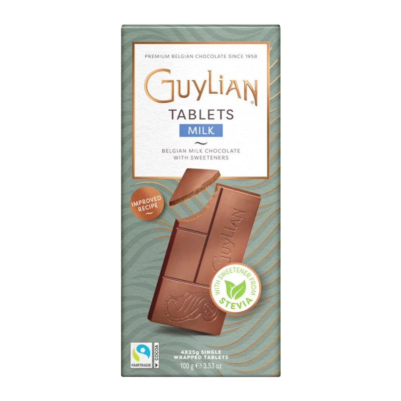 Barra de Chocolate Guylian Ao Leite 100G