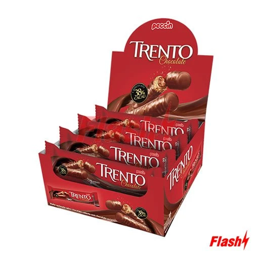 Chocolate Peccin Trento Ao Leite Caixa 16X29G