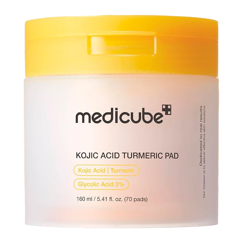 Almofadas Tônicas Medicube Kojic Acid Turmeric Pad 70 unidades