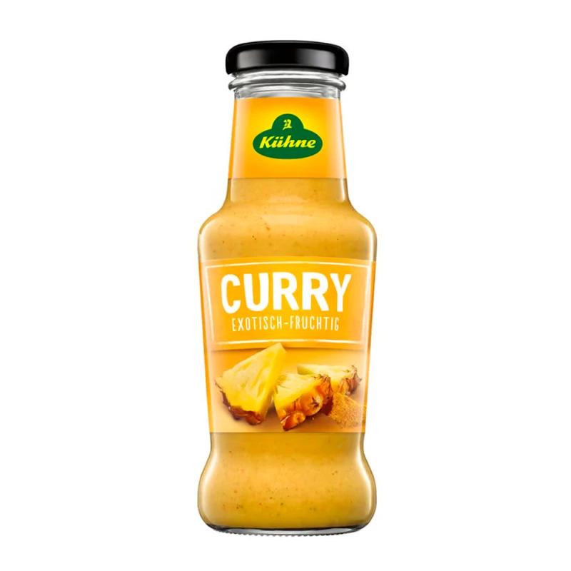 Molho de Abacaxi Com Curry Kuhne 250Ml