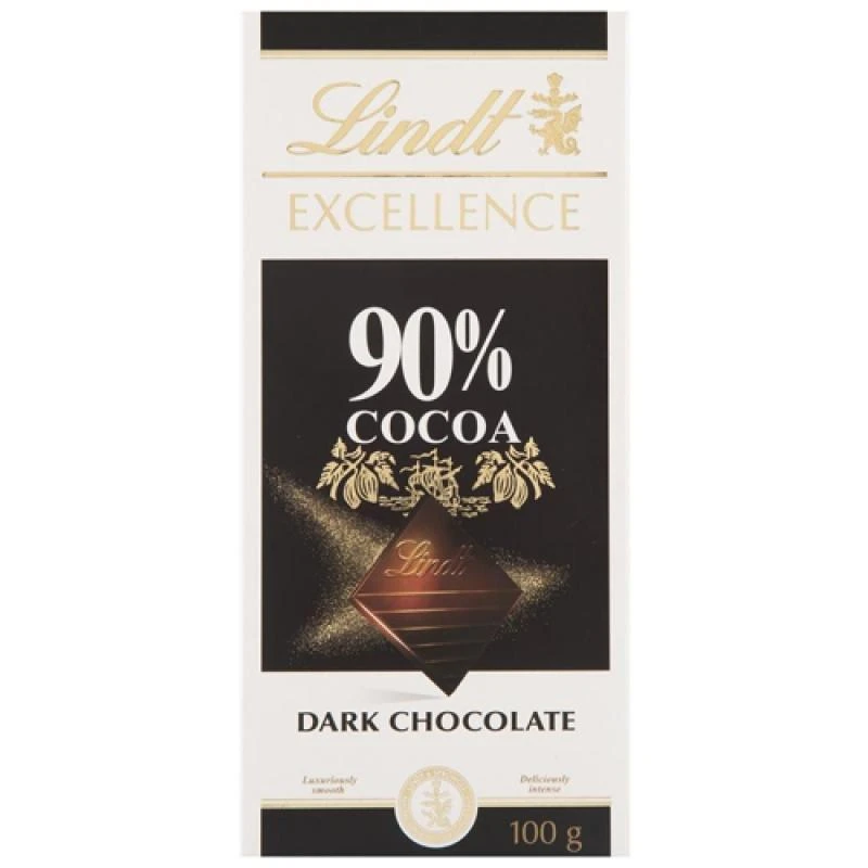 Tableta Chocolate Lindt Excellence 90% Cacao 100G