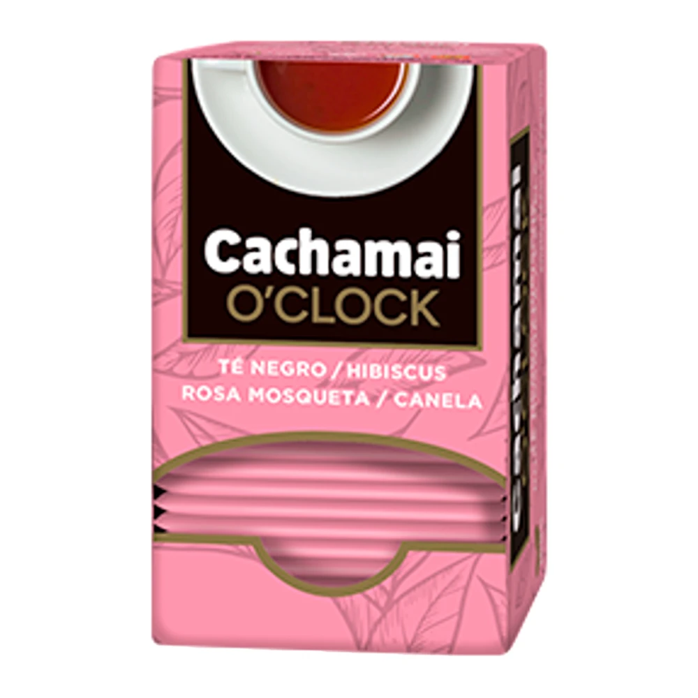 Chá Cachamai Hibisco Rosa Mosqueta Caixa X20