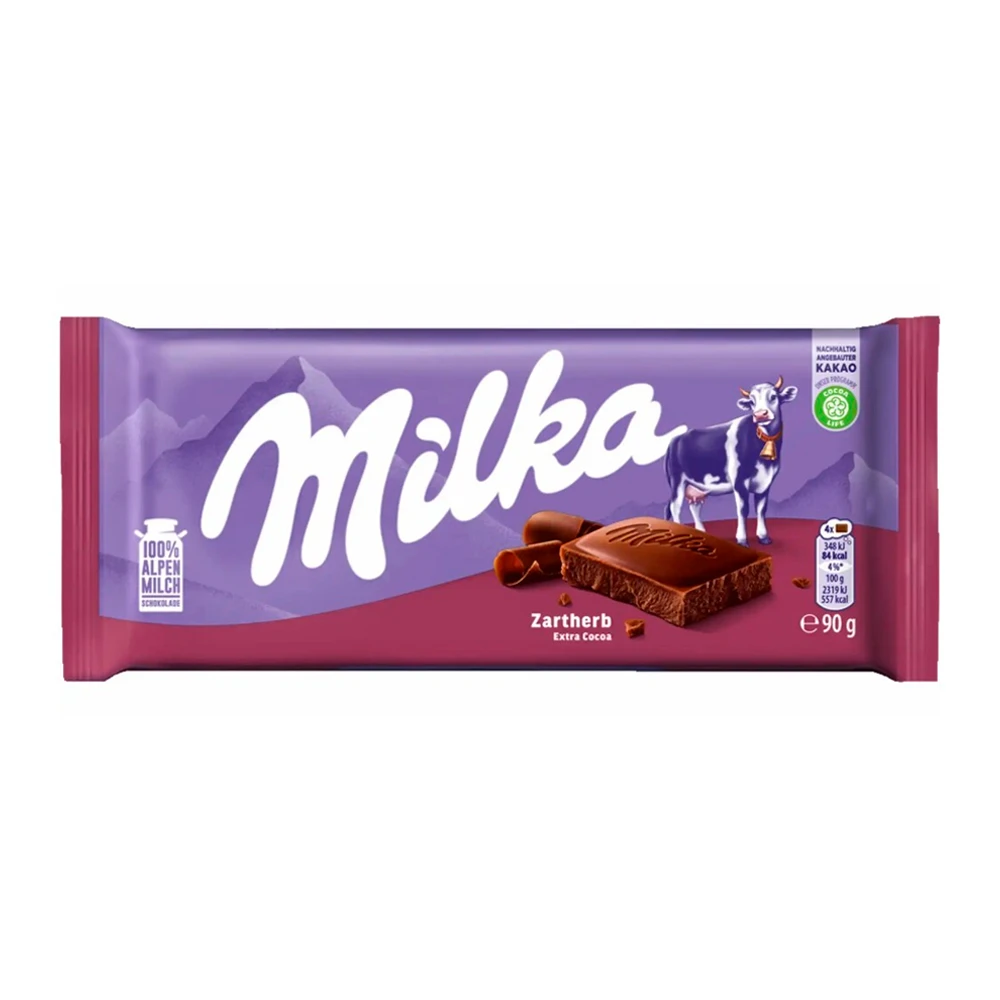 Barra Chocolate Milka Amargo 90G
