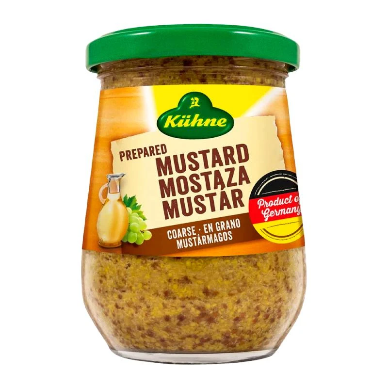 Mostarda em Grãos Kuhne 250Ml