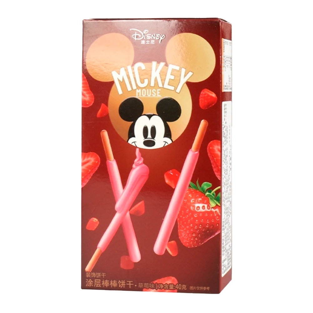 Palitinhos Disney Mickey Sabor Morango Caixa 40G