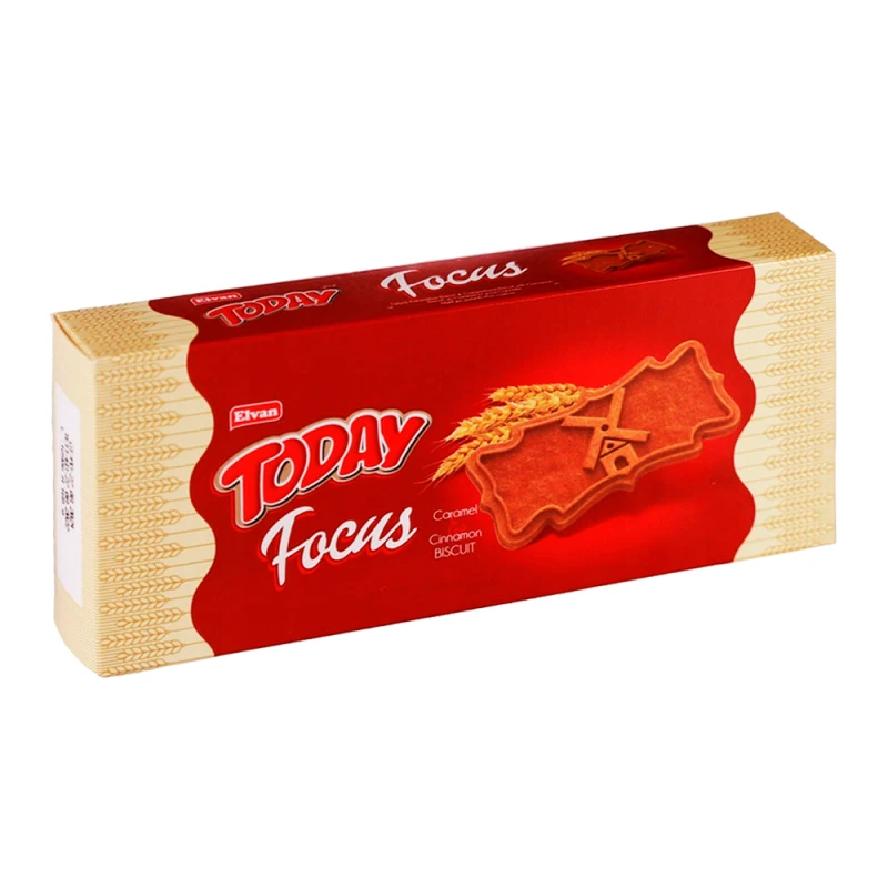 Bolacha Caramelizada Com Canela Elvan Today Focus 160G