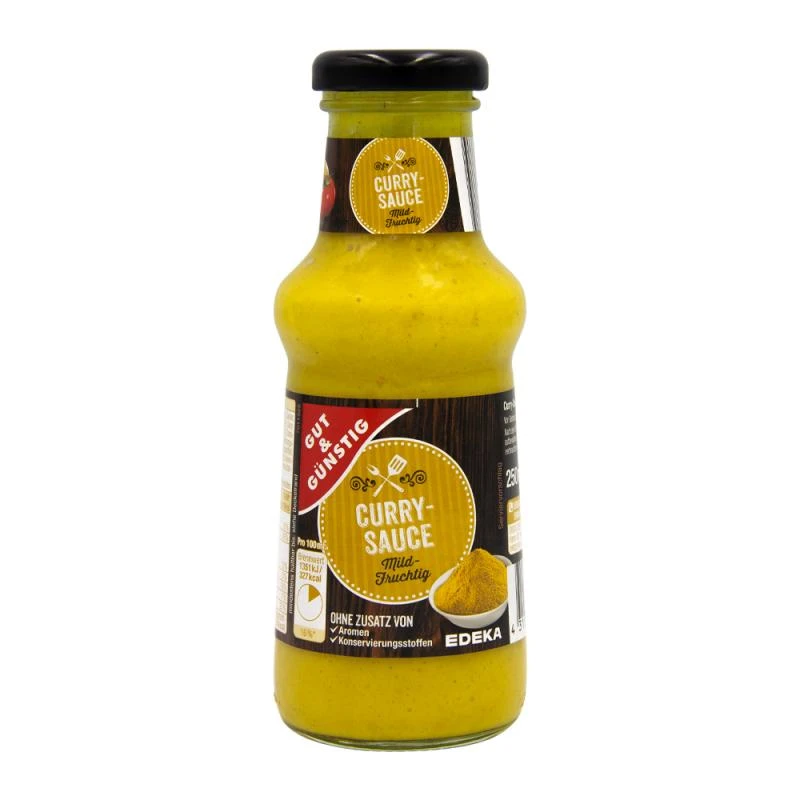 Molho Curry 250Ml Edeka 