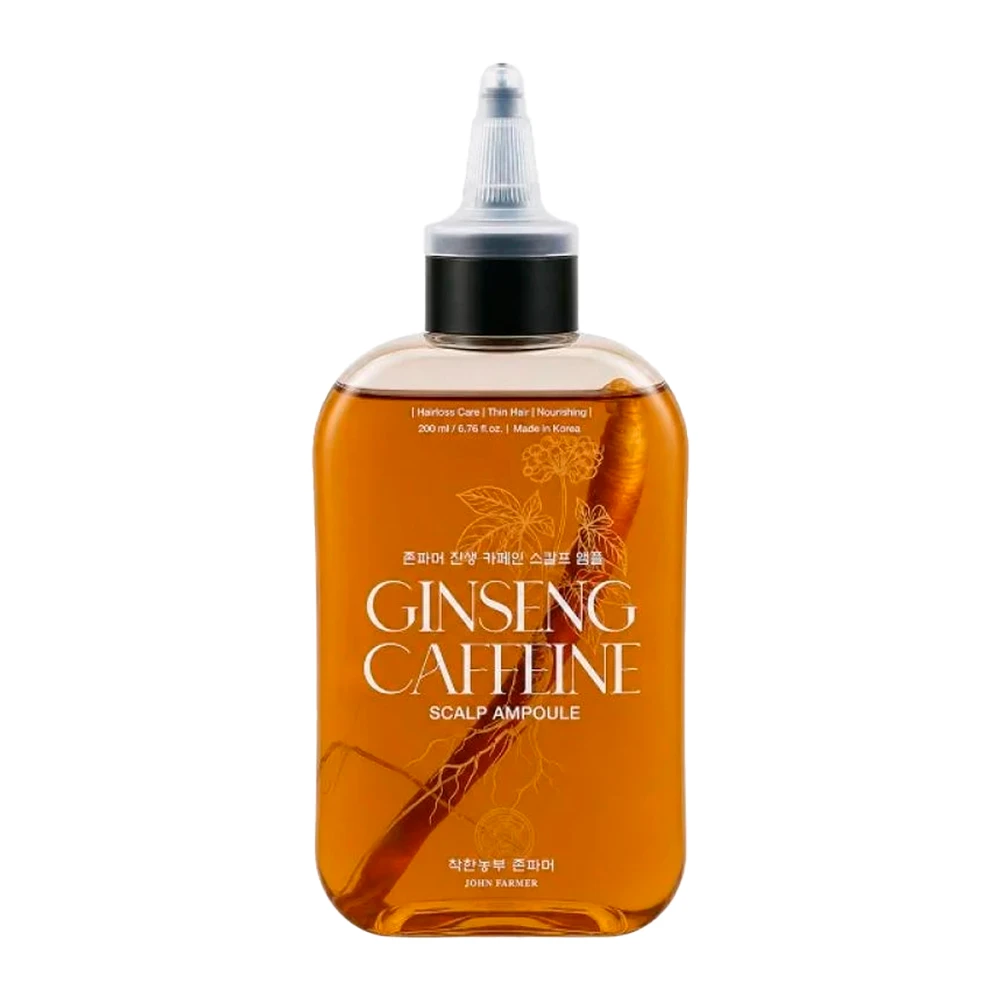 Tratamento Capilar John Farmer Ampoule Ginseng Caffeine 200Ml