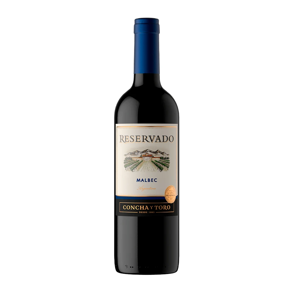 Vinho Chileno Chileno Concha y Toro Malbec Garrafa 750ml