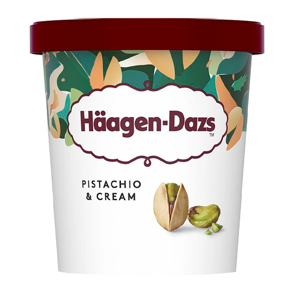 Sorvete Haagen Dazs Pote Pistache e Creme 473ml
