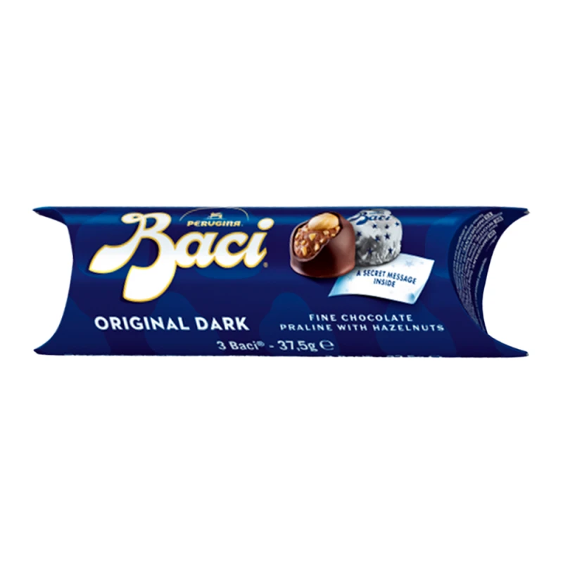 Bombom Perugina Baci Chocolate Amargo e Avelãs 37.5G