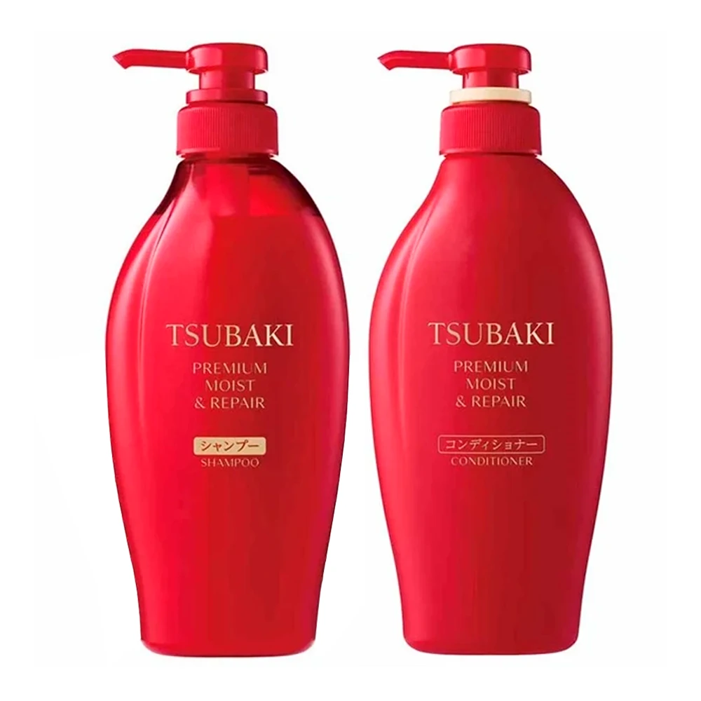 Kit Tsubaki Shampoo + Condicionador Moist Repair 900Ml
