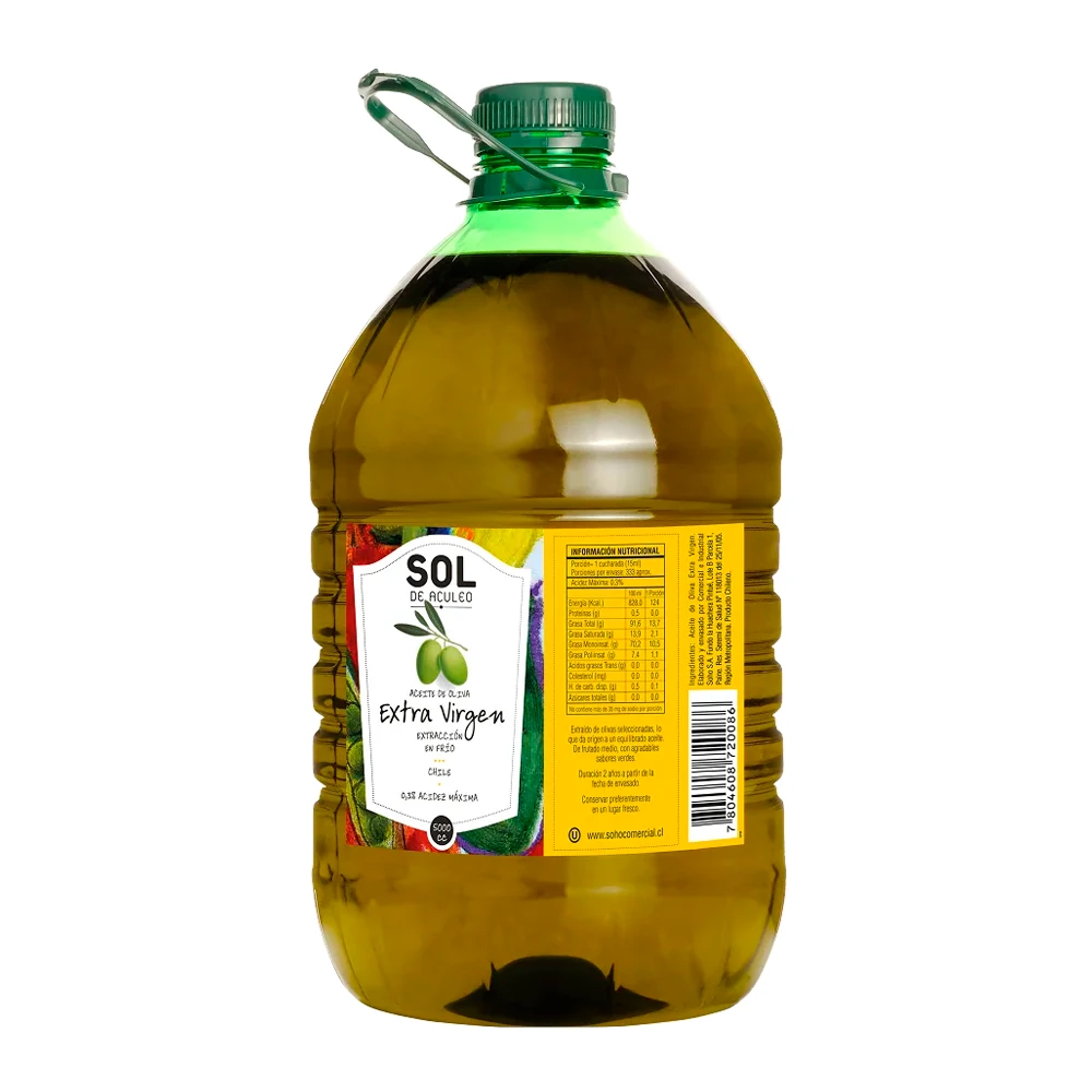Azeite de Oliva Extra Virgem Sol de Aculeo Garrafa Pet 5 Lt