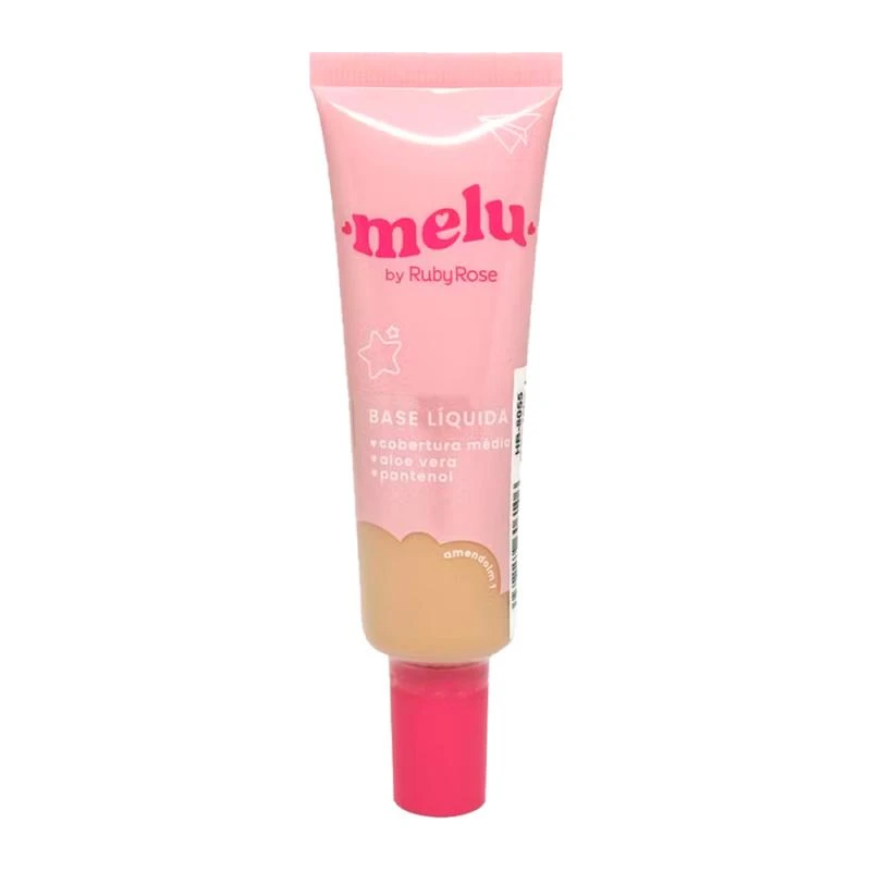 Base Líquida Ruby Rose Melu Cor 1 Amendoim Hb-8055