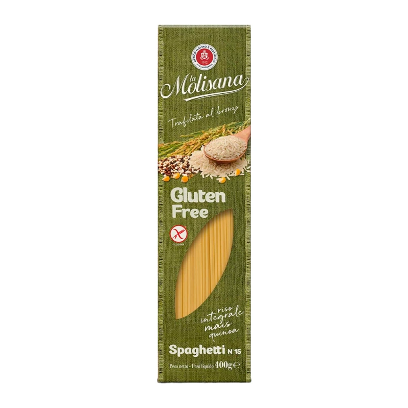 Macarrão Sem Gluten Spaghetti Numero 15 Pacote 400G La Molisana