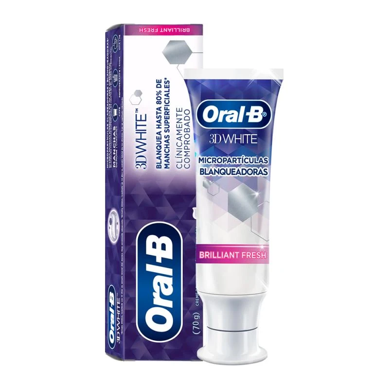 Creme Dental Oral B 3D Branqueador 70Gr