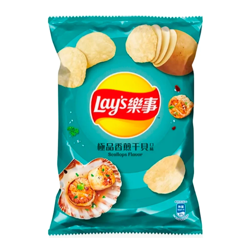 Batata Frita Lays Taiwan  Vieira Pacote 60G