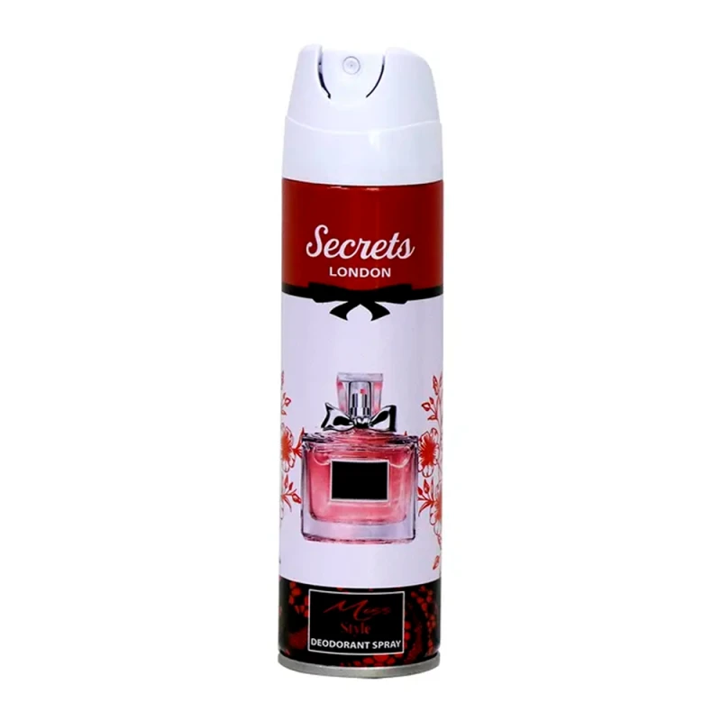 Desodorante Secrets London Spray Feminino Miss 150Ml
