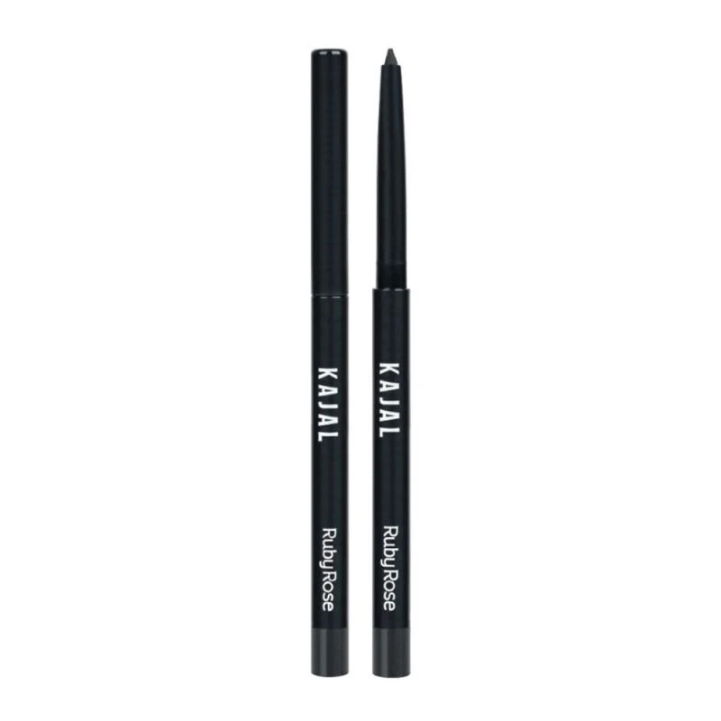 Lápis Retrátil Kajal Ruby Rose  Preto Hb-055