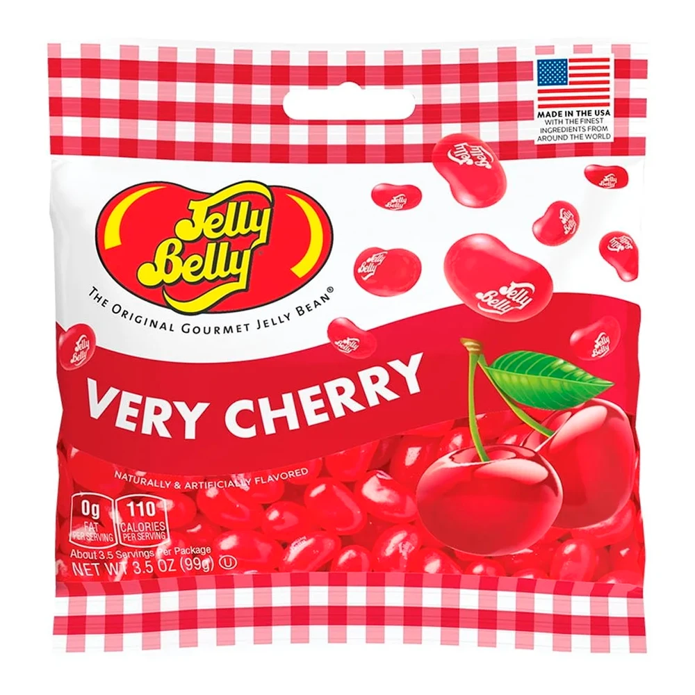 Bala Jelly Belly Very Cherry Pacote 99G