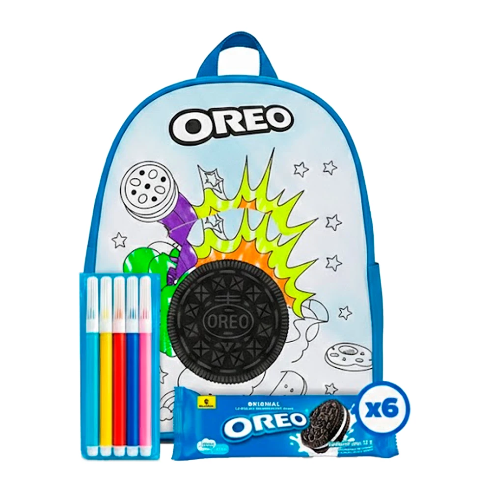 Bolacha Oreo Kit Mochila Com 6 Unidades