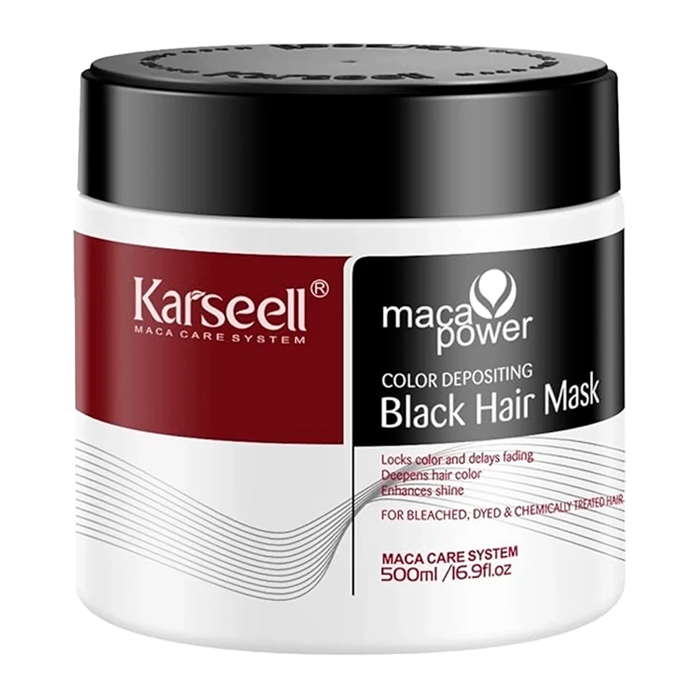 Máscara de Tratamento Karseell Color Black Pote 500Ml