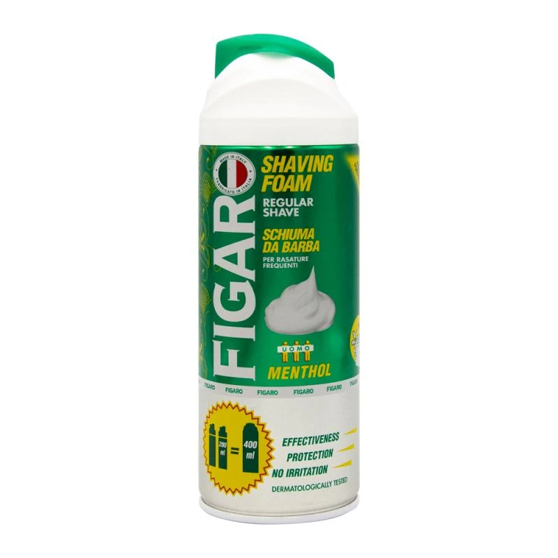 Espuma de Barbear Figaro Menthol 400Ml