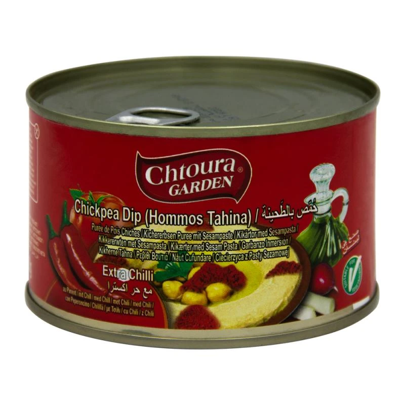 Molho Hummus Chtoura Garden Com Pimenta 420G 
