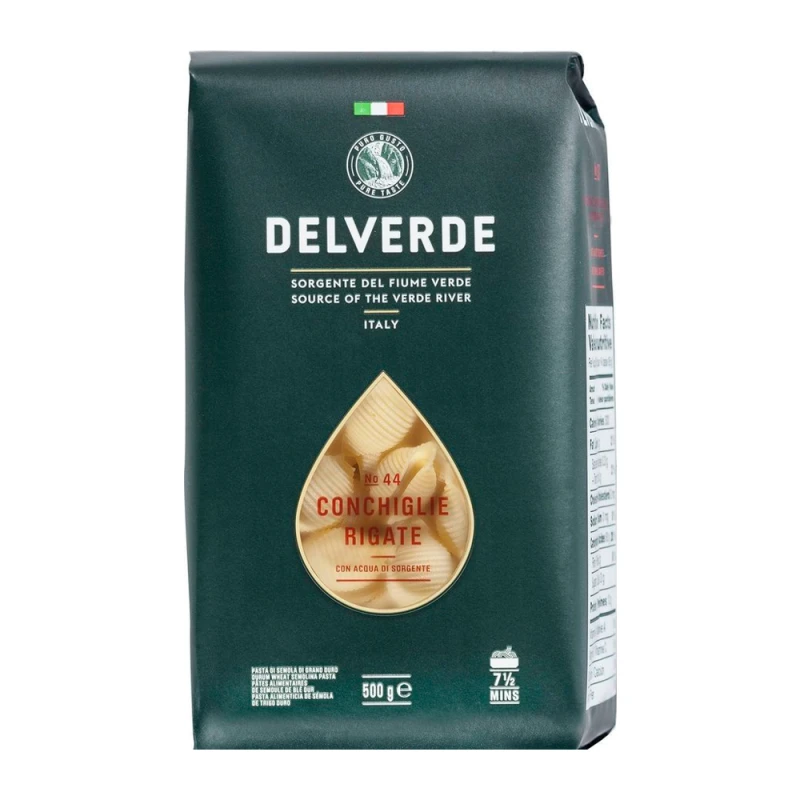 Macarrão Conchiglie Rigate N44 Delverde 500G
