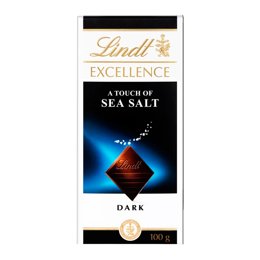 Tableta Chocolate Lindt Excellence Dark Sea Salt 100G