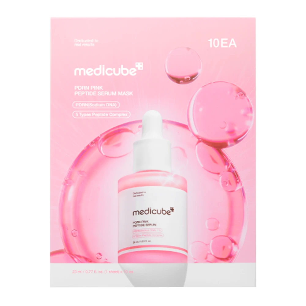 Máscara Facial Medicube Pdrn Pink Peptide Serum 6 Unidades