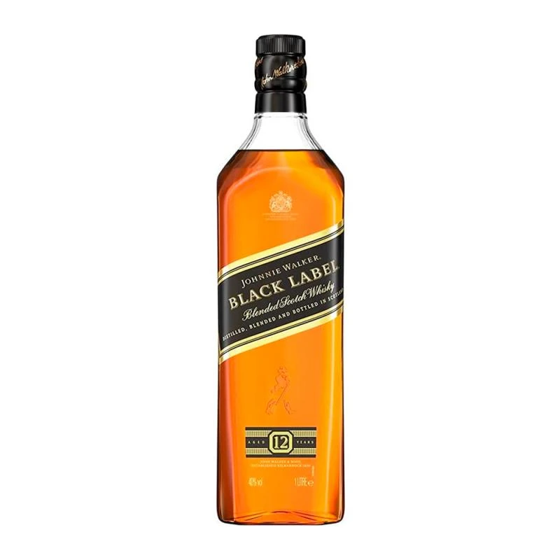 Whisky Johnnie Walker Black Label 12 Anos 1Lt Sem Caixa