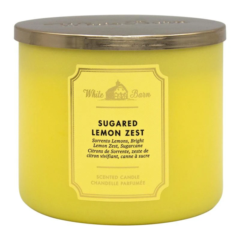 Vela Aromática Bath & Body Works Sugared Lemon Zest 411G