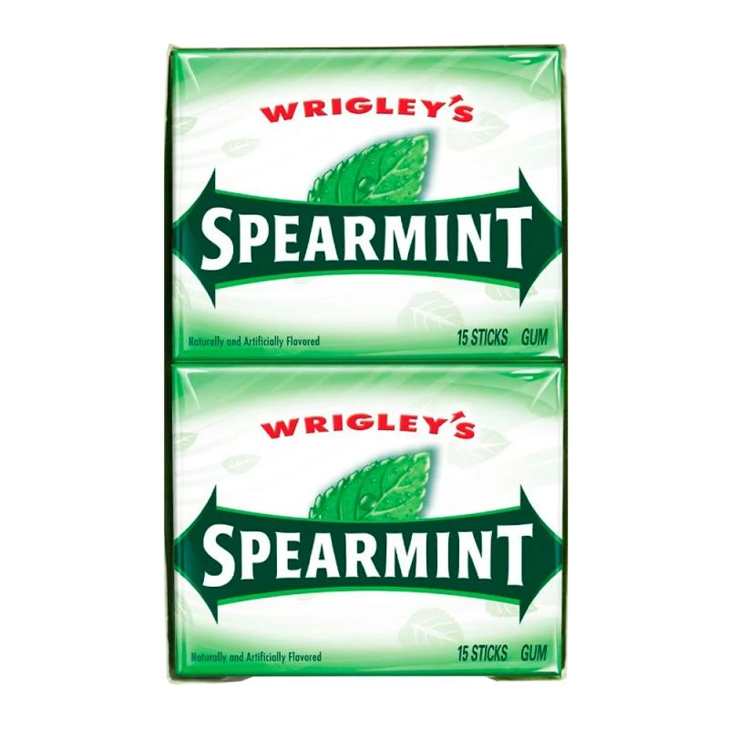 Chicletes Wrigleys Menta 10 X 15 Und