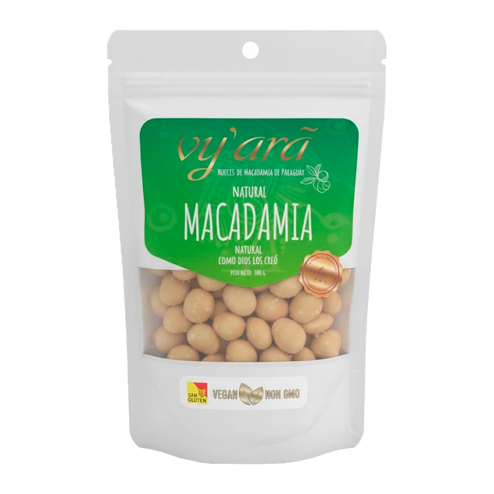 Macadâmia  Vy'ara Natural Pacote 100G