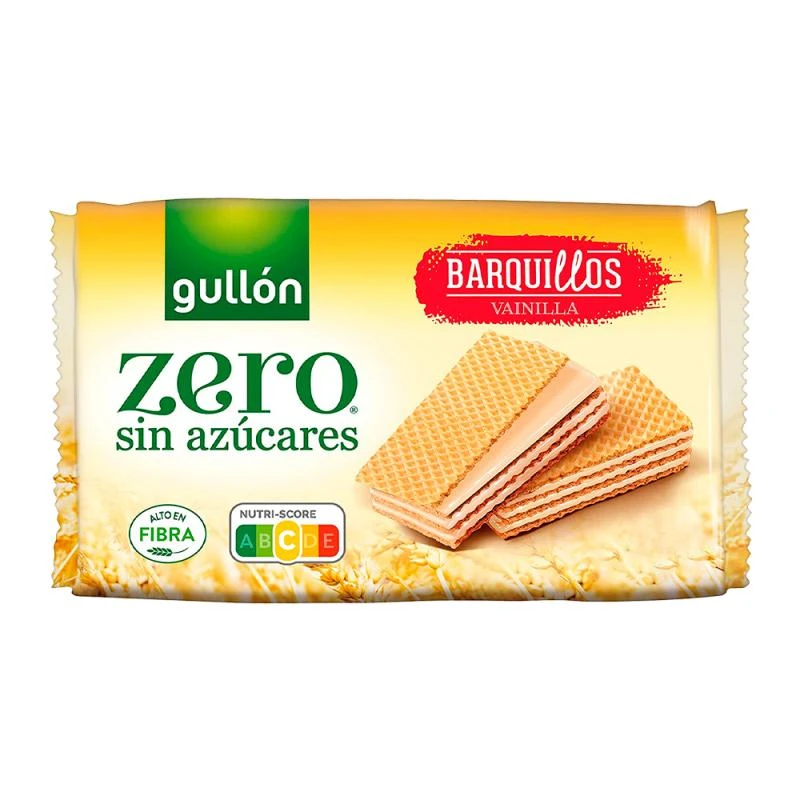 Bolacha Gullon Wafer Sem Açucar Baunilha 60G