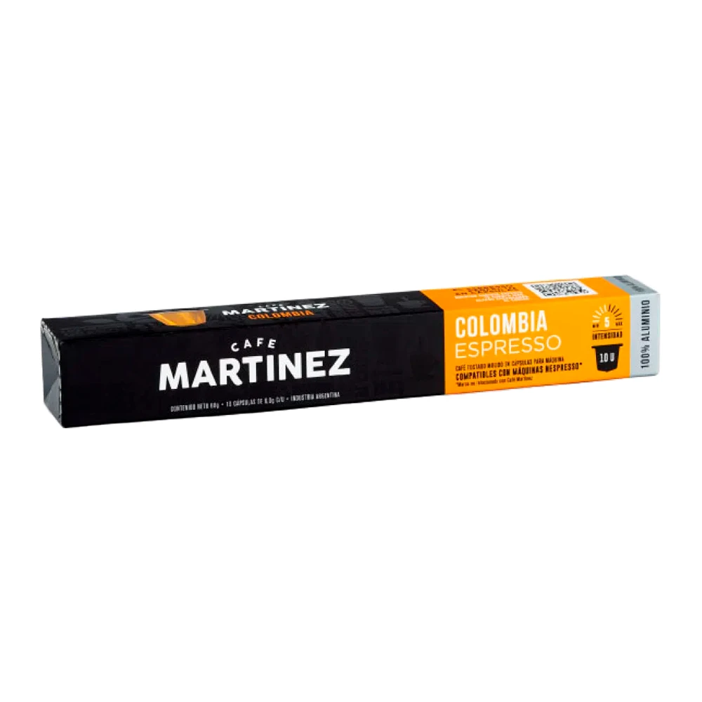 Capsulas Café Martinez Nespreso Colombia X10