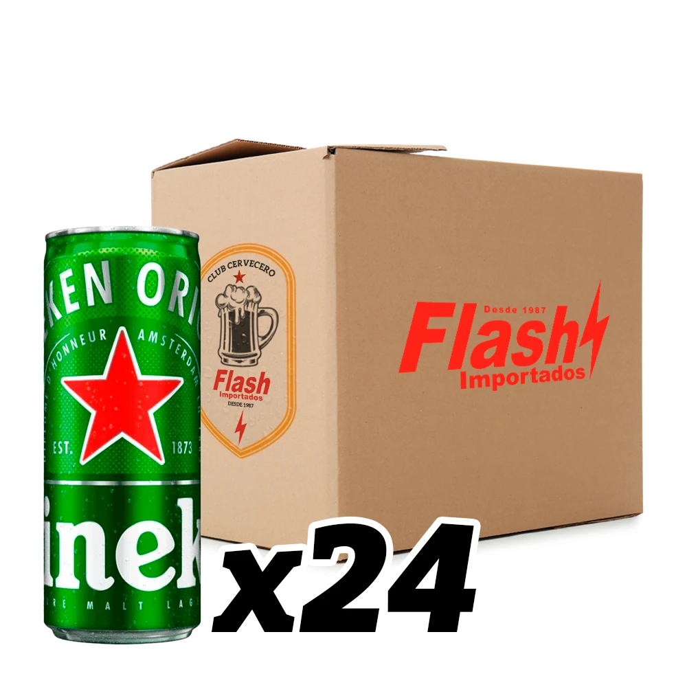 Cerveja Heineken Lata Caixa com 24x269ml