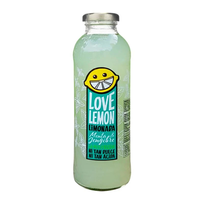 Suco Love Lemon Limonada Menta e Gengibre 475Ml