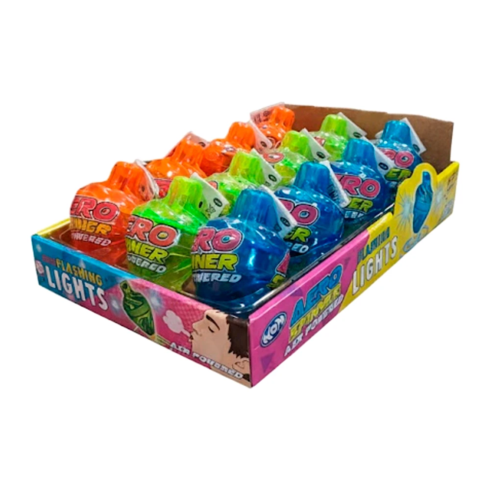Bala Wom Aero Spinner Candy  Caixa 12X10G