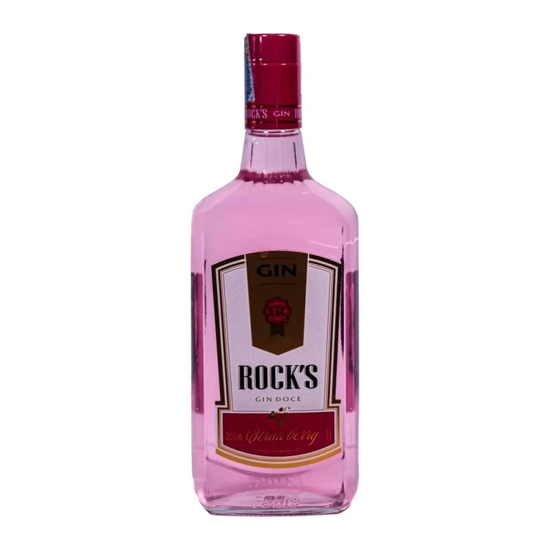 Gin Rocks Morango Garrafa 1 Litro