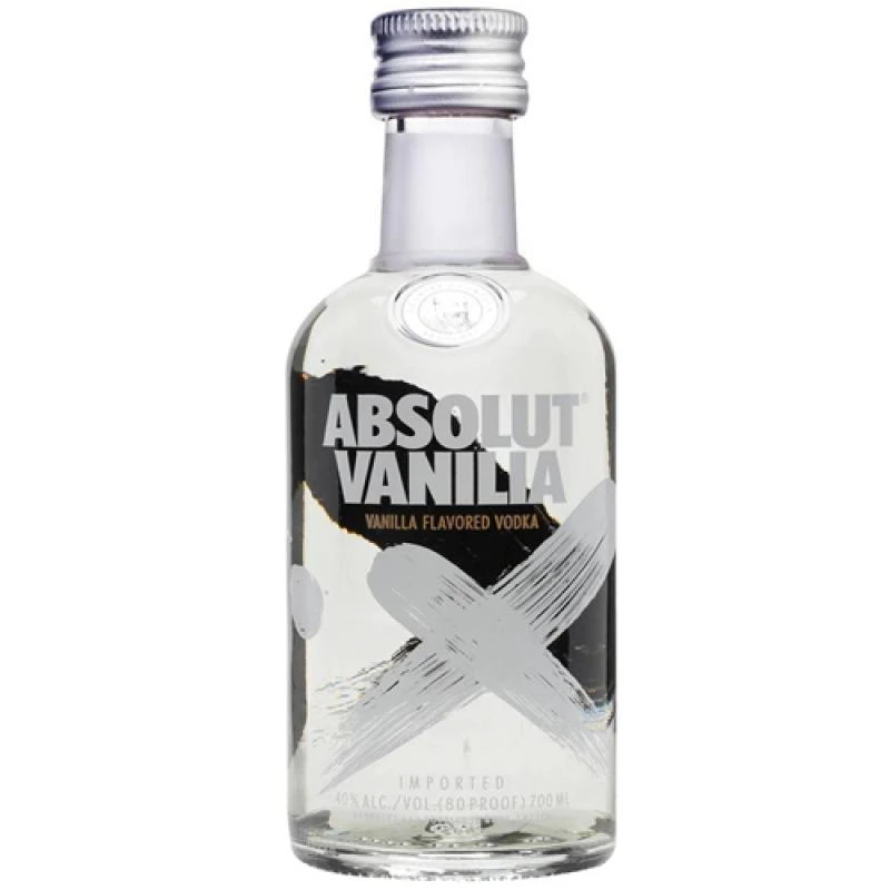 Vodka Absolut Vanilla Miniatura 50Ml